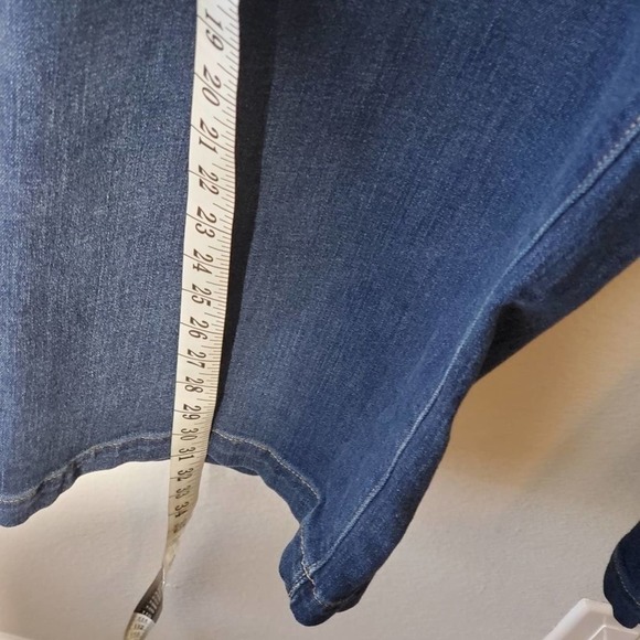 LANE Bryant‎ flex magic waistband mid rise wide leg jeans plus size 14 - Picture 5 of 7